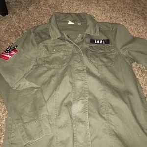 Junk food Green jacket